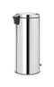 Brabantia NewIcon Prullenbak - 30 liter - Pedaal - Brilliant Steel