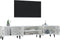 vidaXL - Tv-meubel - 180x31,5x40 - cm - bewerkt - hout - hoogglans - wit