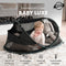 Deryan Baby Luxe Campingbedje - Zelfopblaasbaar matras - Zwart