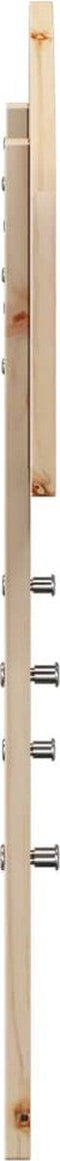 vidaXL - Hoofdbord - 75 - cm - massief - grenenhout