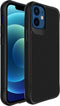 iMoshion Hoesje Geschikt voor iPhone 12 Mini Hoesje Shockproof - iMoshion Rugged Hybrid Carbon Case - Zwart