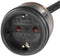 Sygonix SY-5597572 Stroom Verlengkabel 16 A Zwart, Oranje 10 m H07RN-F 3G 1,5 mm² Afsluitbaar, Weerbestendig