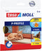 Tochtstrip Tesa Moll 05390 P profiel 9mmx6m bruin