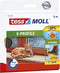 Tochtstrip Tesa Moll 05463 E profiel 9mmx6m bruin