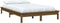 vidaXL - Bedframe - massief - grenenhout - honingbruin - 120x190 - cm