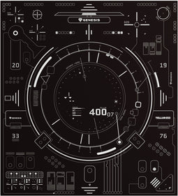 Genesis Tellur 400 - Chair mat - Wit/Zwart