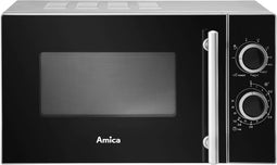 Amica AMGF20M1GS magnetron Aanrecht Grill-magnetron 20 l 700 W Zwart, Zilver