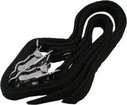 Toeclipsriempjes / pedaalriempjes Edge nylon - zwart