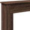 vidaXL - Haardombouw - 75x20x87,5 - cm - bewerkt - hout - bruin - eikenkleurig