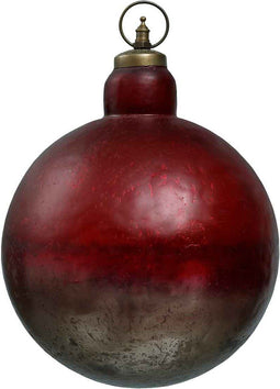 PTMD Mustard Kerstbal - H25 x Ø25 cm - Glas - Paars