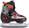Nijdam Combo Skeelers - Verstelbaar - Red Raider - Zwart/Rood - Maat 37-40 - IJshockey