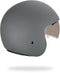 TOF BASE HELM - Geschikt voor verwisselbare TOF SKIN - Nieuw Nederlands merk - Tijdelijke introductieprijs (Scooter helm - Brommer helm - Motor helm - Jethelm - Fashionhelm - Retro helm - Goedgekeurde helm - Geïntegreerd zonnevizier)
