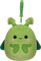 Squishmallows - Clip-On Trenton - Bidsprinkhaan 3,5 inch - Groen (1 stuk)
