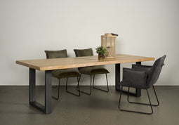 TOFF Ultimo Live-edge dining table 160x90 - top 5