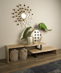 TOFF Urbania TV stand 2 layer 140x40x47-110x52x24 - top 4