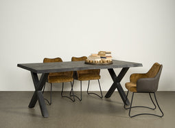 TOFF Xara Live-edge dining table 240x100 - top 5
