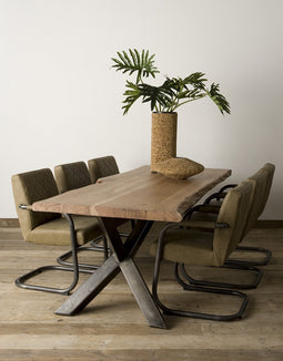 TOFF Yunta Tree-trunk dining table 220x100 - top 6/3
