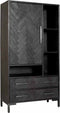 TOFF Ziano 1 dr / 2 drws cabinet 100x45x190
