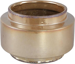 PTMD Bloempot Melodi - 28x28x18 cm - Keramiek - Goud