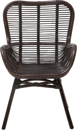 TOGO - Eetkamerstoel - Bruin - Rotan