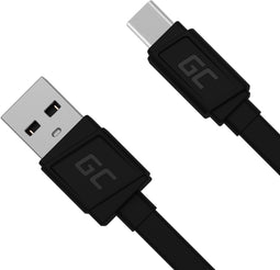 Green Cell KABGC03 - USB - USB-C kabel - Snelladen Ultra Charge QC 3.0 - Zwart