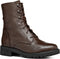 GEOX D HOARA - Biker Boots - Lichtgewicht en ademend - DK BROWN - Maat 39
