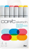Copic Marker Sketch 6 Stuks Set Perfect Primaries - Markers Set Primaire Kleuren 6 Stuks - Professionele Markers Voor Tekenen En ontwerpen