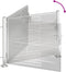 vidaXL - Poort - 100x75 - cm - roestvrij - staal