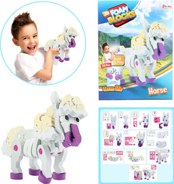 Toi-Toys 3D Puzzel Constuksructiefoam Paard Diy Set S