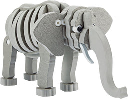 Toi-toys 3d Puzzel Olifant Junior 31,5 Cm Foam Grijs 75-delig