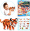 Toi-toys 3d Puzzel Tijger Junior 31,5 Cm Foam Oranje 121 Delig