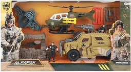 Toi Toys Alfafox Militair Speelset XXL met accessoires