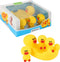 Toi-toys Badspeelgoed Bath Ducks Junior Vinyl Geel 4-delig