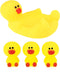 Toi-toys Badspeelgoed Bath Ducks Junior Vinyl Geel 4-delig