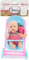 Toi Toys Beau Mini babypop 12cm - 1 willekeurige baby mini pop - Spaar ze allemaal