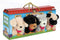 Toi-toys Knuffelhondenset Junior 12 Cm Pluche 4-delig