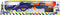 Toi-toys Militaire Shotgun Blauw/oranje Met 6 Foampijlen 61 Cm