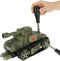 Toi-Toys Militaire Tank - 23 cm - Groen