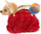 Toi-Toys Pluchen Chihuahua Hond In Blingbling Handtas Assorti