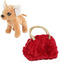 Toi-Toys Pluchen Chihuahua Hond In Blingbling Handtas Assorti