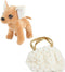 Toi-Toys Pluchen Chihuahua Hond In Blingbling Handtas Assorti