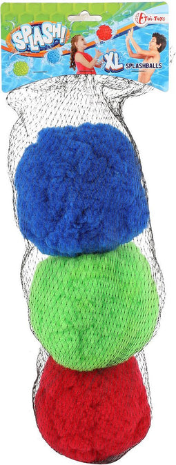 Toi-toys Splashballen Xl 15 Cm Junior Blauw/groen/rood 3 Stuks