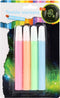 Toi-Toys Textielstiften Glow In The Dark - 4 Stiften