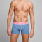 JACK&JONES JACSUPER TWIST TRUNKS - 3-Pack boxershorts - Effen gemeleerd - Grijs licht blauw groen (3-pack)