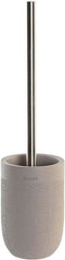Toiletborstel DKD Home Decor 10 x 10 x 37 cm Grijs Cement Roestvrij staal