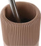 Toiletborstel DKD Home Decor 11 X 11 X 36,5 CM Cement Terra cotta Roestvrij staal