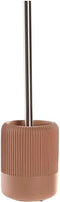 Toiletborstel DKD Home Decor 11 X 11 X 36,5 CM Cement Terra cotta Roestvrij staal