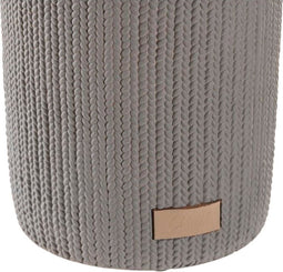 Toiletborstel DKD Home Decor Grijs Cement Roestvrij staal 10 x 10 x 36 cm