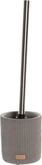 Toiletborstel DKD Home Decor Grijs Cement Roestvrij staal 10 x 10 x 36 cm