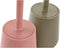 Toiletborstel DKD Home Decor Roze 12 x 12 x 34,5 cm Groen polyestyreen (2 Stuks)